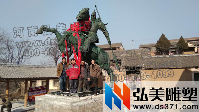 弘美雕塑廠家林州劉秀項(xiàng)目制作安裝完成